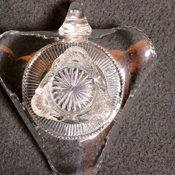 EAPG "Colorado" Pattern Three-sided Nappy Pre-1900 Antique - Picture 5 of 6